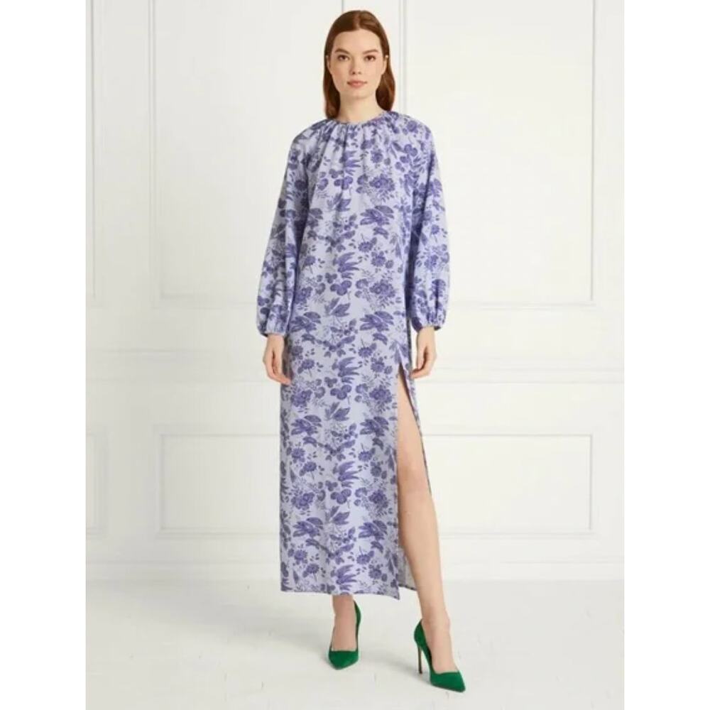 HILL HOUSE The Simone Dress Lilac Floral Women's Size‎ Medium NWT Boho Preppy